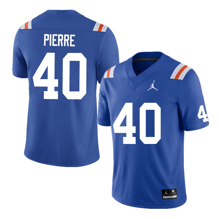 Men #40 Jesiah Pierre Florida Gators College Football Jerseys Sale-Throwback